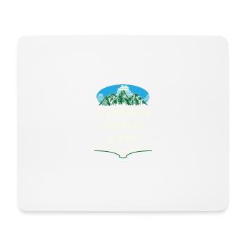 Les campeurs camperont des vacances d’été voyage tropical - Tapis de souris (format paysage) - blanc - Devant