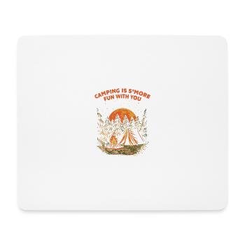 Camping is fun with you camper couples Campin - Mouse Pad (horizontal) - white - Front