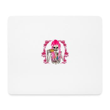 Seine viel zu Menschen außerhalb sarkastischer int - Mousepad (Querformat) - Weiß - Vorne