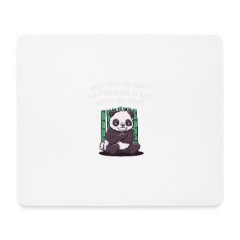 Es kann nicht dumm reparieren, aber es kann das Ge - Mousepad (Querformat) - Weiß - Vorne