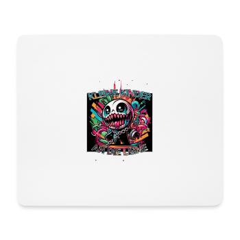 Kleine Kinder an die Leine! - Mousepad (Querformat) - Weiß - Vorne