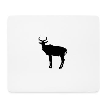 antilope - Tapis de souris (format paysage) - blanc - Devant