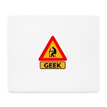 Geek - Tapis de souris (format paysage) - blanc - Devant