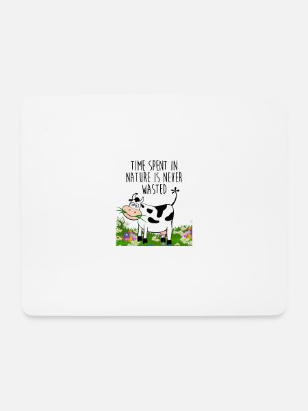 Time spent in nature - Mouse Pad (horizontal) - white