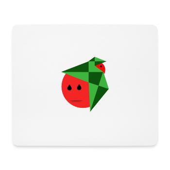 Funny watermelon man - Mouse Pad (horizontal) - white - Front