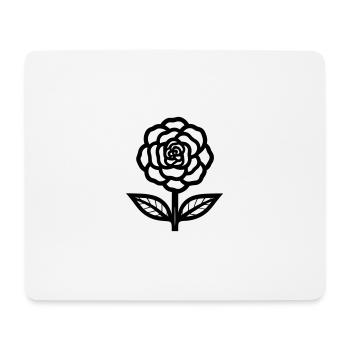 flower - Mouse Pad (horizontal) - white - Front