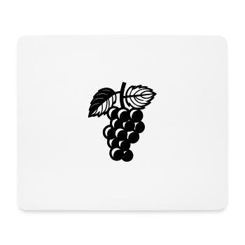 Grape - Mouse Pad (horizontal) - white - Front