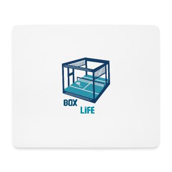 Box Life Court Padel - Mousepad (Querformat) - Weiß - Vorne