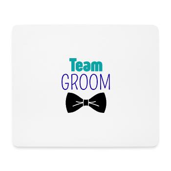 TeamGroom  - Mousepad (Querformat) - Weiß - Vorne