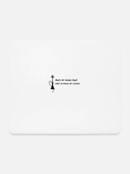 Shisha - Mousepad (Querformat) - Weiß