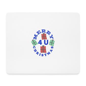 Lebendige Geschenke Weihnachtsdesign - Mousepad (Querformat) - Weiß - Vorne