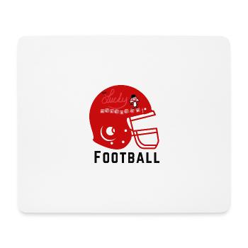 Lucky American Football - Mouse Pad (horizontal) - white - Front
