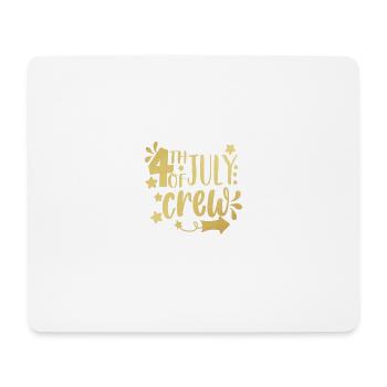 Besatzung vom 4. Juli - Mousepad (Querformat) - Weiß - Vorne
