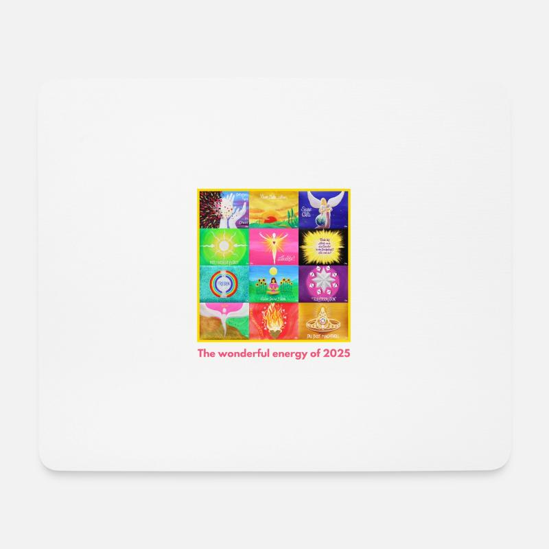 JahresEnergie-Bild 2025 - Sonja Ariel von Staden - Mousepad (Querformat) - Weiß