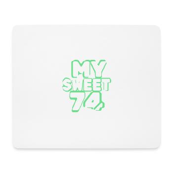 Age 74 - Mouse Pad (horizontal) - white - Front