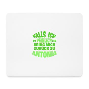 Gift for Antonia - Mouse Pad (horizontal) - white - Front