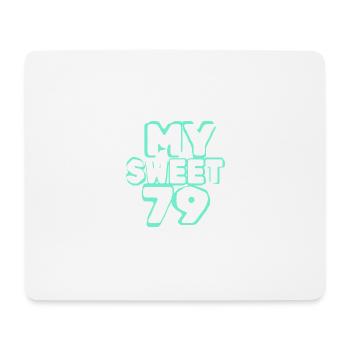 Birthday 79 - Mouse Pad (horizontal) - white - Front