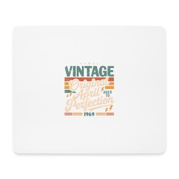 April 1969 Jahrestag April 1969 Geschenk 1969 - Mousepad (Querformat) - Weiß - Vorne