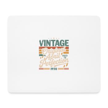April 1970 Jahrestag April 1970 Geschenk 1970 - Mousepad (Querformat) - Weiß - Vorne