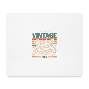 April 1965 Anniversary April 1965 Gift 1965 - Mouse Pad (horizontal) - white - Front