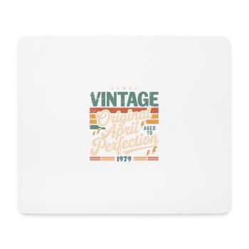 April 1979 Anniversary April 1979 Gift 1979 - Mouse Pad (horizontal) - white - Front