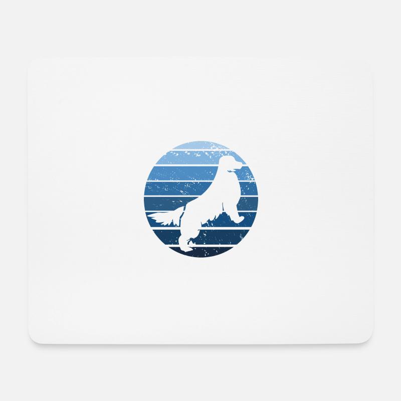 Hunde Golden Retriever Hundehalter Hund - Mousepad (Querformat) - Weiß