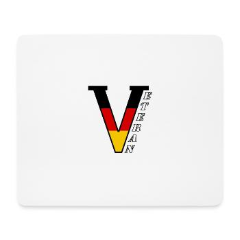 Veteran - Mousepad (Querformat) - Weiß - Vorne