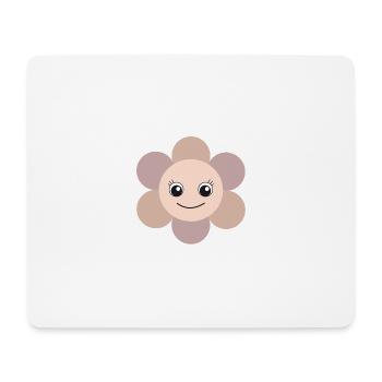 Blümchen - Mousepad (Querformat) - Weiß - Vorne