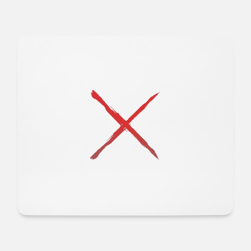 Cross - Mouse Pad (horizontal) - white