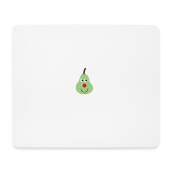Poire de Noël - drôle - Tapis de souris (format paysage) - blanc - Devant