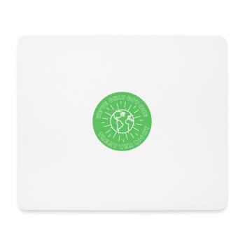 Kein Planet B - Mousepad (Querformat) - Weiß - Vorne