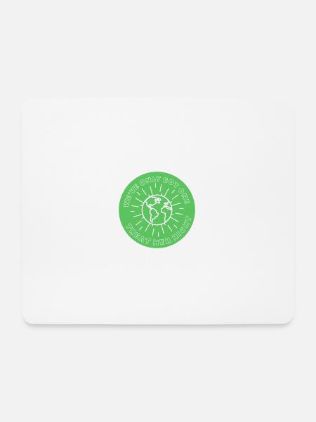 Kein Planet B - Mousepad (Querformat) - Weiß