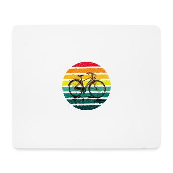 Vélo vintage - Tapis de souris (format paysage) - blanc - Devant