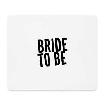 future mariée - BRAUT - Tapis de souris (format paysage) - blanc - Devant