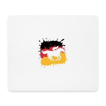 équitation,équitation,course,équitation,Allemagne - Tapis de souris (format paysage) - blanc - Devant