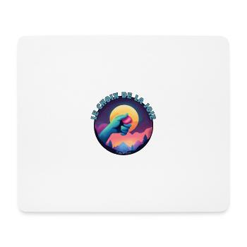 The Choice of Joy - Mouse Pad (horizontal) - white - Front