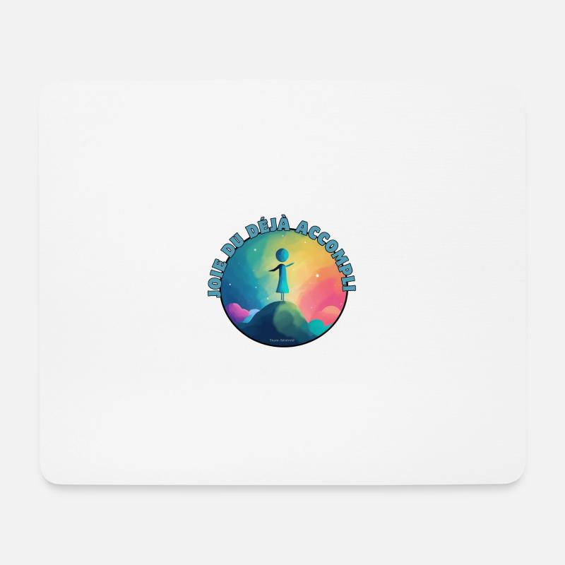 Freude am bereits Erreichten - Mousepad (Querformat) - Weiß