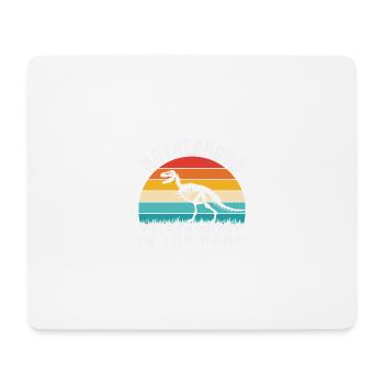 Mutterschaft wie ein witziges witziges Zitat im Pa - Mousepad (Querformat) - Weiß - Vorne
