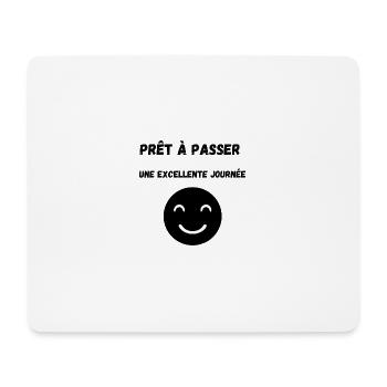 Positive T-shirt - Tapis de souris (format paysage) - blanc - Devant