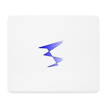 Blaue Kunst - Mousepad (Querformat) - Weiß - Vorne