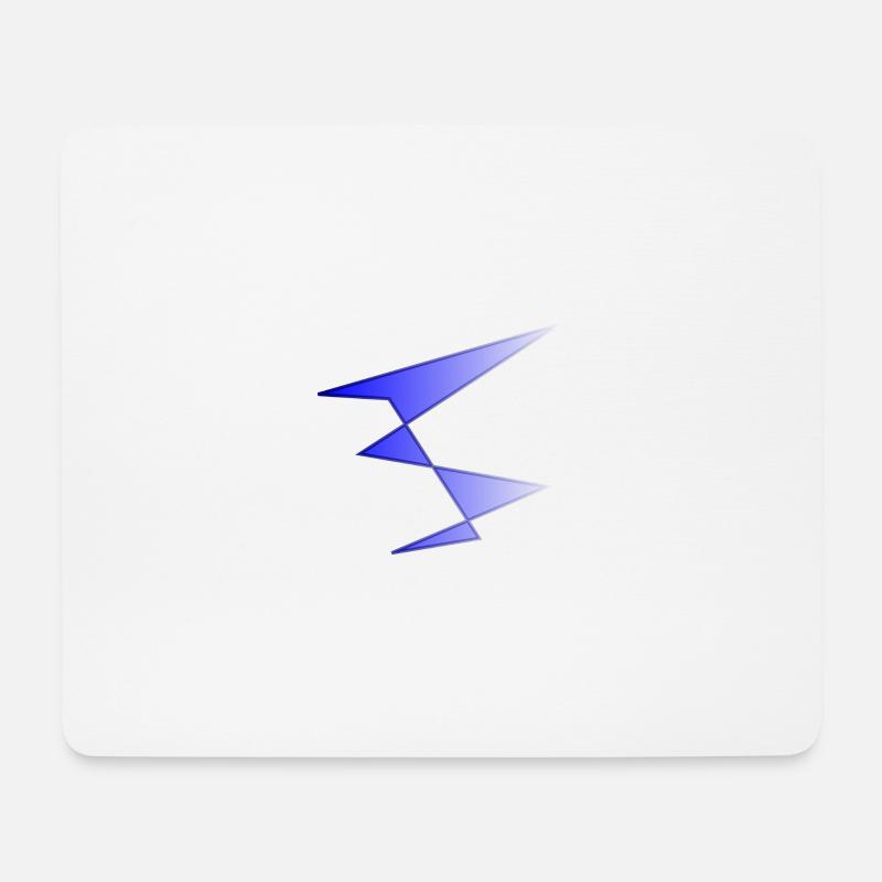 Blue art - Mouse Pad (horizontal) - white