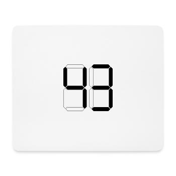 NUMÉRO 43 Quarante-trois Cadeaux Numériques - Tapis de souris (format paysage) - blanc - Devant
