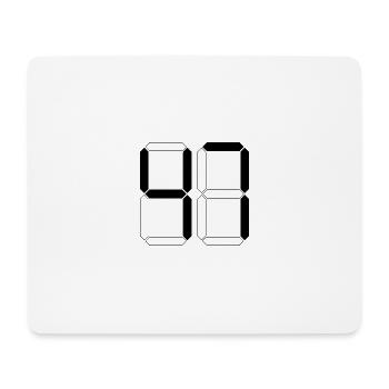 NUMBER 47 Forty-Seven Gift Digital - Mouse Pad (horizontal) - white - Front
