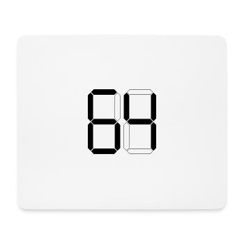 NUMÉRO 64 Soixante-quatre Cadeaux Numériques - Tapis de souris (format paysage) - blanc - Devant
