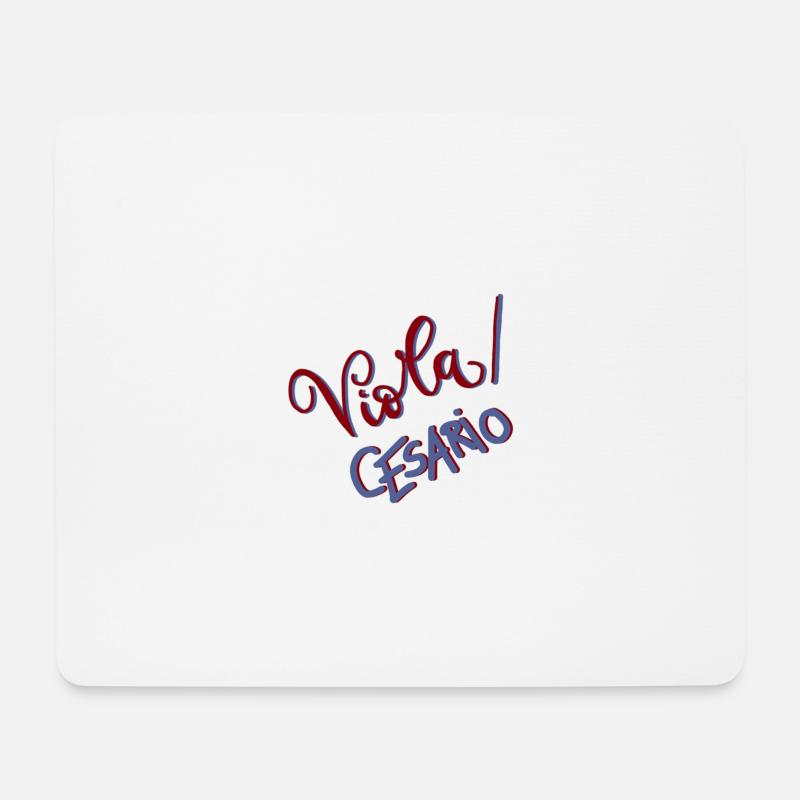 Alto/Cesario - Tapis de souris (format paysage) - blanc