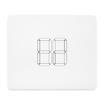 NUMMER 35 Fünfunddreißig Geschenk Digital - Mousepad (Querformat) - Weiß - Vorne