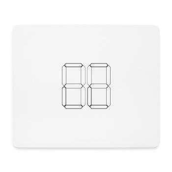 NUMÉRO 44 Quarante-quatre Cadeaux Numériques - Tapis de souris (format paysage) - blanc - Devant
