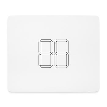 NUMBER 42 Forty-Two Gift Digital - Mouse Pad (horizontal) - white - Front