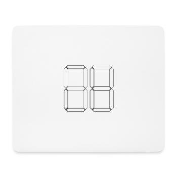 NUMBER 47 Forty-Seven Gift Digital - Mouse Pad (horizontal) - white - Front