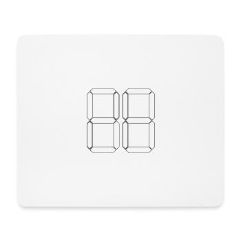 NUMBER 53 Fifty-Three Gift Digital - Mouse Pad (horizontal) - white - Front